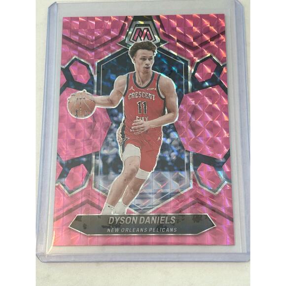 2023-24 Panini Mosaic Dyson Daniels Pink Prizm 007/149 New Orleans Pelicans - Picture 1 of 2